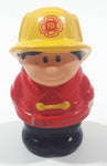 1998 Shelcore Fireman 2 1/2" Tall Toy Figure