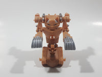 SML Spin Master Brown Tank Transforming 3" Tall Toy Figure