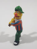 Vintage Applause Muppets Sesame Street Bert Baseball Player Holding A Bat Character 2 3/4" Tall Toy Figure