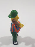 Vintage Applause Muppets Sesame Street Bert Baseball Player Holding A Bat Character 2 3/4" Tall Toy Figure