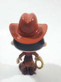 1995 Subway Fox Kids Bobby's World Bobby Cowboy Sheriff Character 3 1/2" Tall Toy Figure