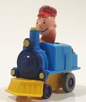 1989 Peanuts Charlie Brown Cartoon Character in Pullback Motorized Friction Toy Train Vehicle McDonald's Happy Meal Not Working