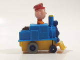 1989 Peanuts Charlie Brown Cartoon Character in Pullback Motorized Friction Toy Train Vehicle McDonald's Happy Meal Not Working