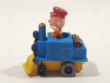 1989 Peanuts Charlie Brown Cartoon Character in Pullback Motorized Friction Toy Train Vehicle McDonald's Happy Meal Not Working