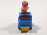 1989 Peanuts Charlie Brown Cartoon Character in Pullback Motorized Friction Toy Train Vehicle McDonald's Happy Meal Not Working