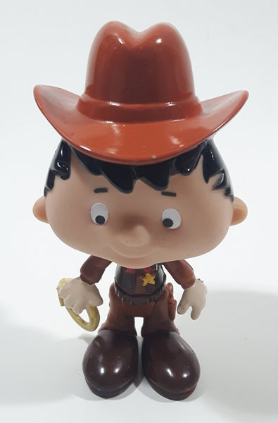 1995 Subway Fox Kids Bobby's World Bobby Cowboy Sheriff Character 3 1/2" Tall Toy Figure