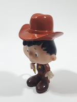 1995 Subway Fox Kids Bobby's World Bobby Cowboy Sheriff Character 3 1/2" Tall Toy Figure