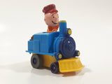 1989 Peanuts Charlie Brown Cartoon Character in Pullback Motorized Friction Toy Train Vehicle McDonald's Happy Meal Not Working