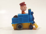 1989 Peanuts Charlie Brown Cartoon Character in Pullback Motorized Friction Toy Train Vehicle McDonald's Happy Meal Not Working