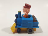 1989 Peanuts Charlie Brown Cartoon Character in Pullback Motorized Friction Toy Train Vehicle McDonald's Happy Meal Not Working