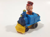 1989 Peanuts Charlie Brown Cartoon Character in Pullback Motorized Friction Toy Train Vehicle McDonald's Happy Meal Not Working