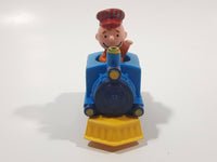 1989 Peanuts Charlie Brown Cartoon Character in Pullback Motorized Friction Toy Train Vehicle McDonald's Happy Meal Not Working