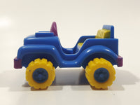 1988 McDonald's Garfield Blue Safari Jeep 2 3/4" Toy Car Vehicle