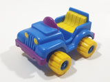 1988 McDonald's Garfield Blue Safari Jeep 2 3/4" Toy Car Vehicle