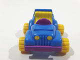 1988 McDonald's Garfield Blue Safari Jeep 2 3/4" Toy Car Vehicle