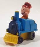 1989 Peanuts Charlie Brown Cartoon Character in Pullback Motorized Friction Toy Train Vehicle McDonald's Happy Meal Not Working