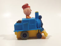 1989 Peanuts Charlie Brown Cartoon Character in Pullback Motorized Friction Toy Train Vehicle McDonald's Happy Meal Not Working