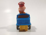 1989 Peanuts Charlie Brown Cartoon Character in Pullback Motorized Friction Toy Train Vehicle McDonald's Happy Meal Not Working