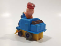 1989 Peanuts Charlie Brown Cartoon Character in Pullback Motorized Friction Toy Train Vehicle McDonald's Happy Meal Not Working