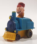 1989 Peanuts Charlie Brown Cartoon Character in Pullback Motorized Friction Toy Train Vehicle McDonald's Happy Meal Not Working