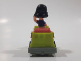 Vintage 1989 Peanuts Gang Pop Mobiles United Features Syndicate Lucy Van Pelt Green Plastic Toy Car Vehicle McDonald's Happy Meals Not Working