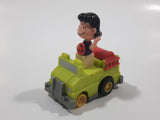 Vintage 1989 Peanuts Gang Pop Mobiles United Features Syndicate Lucy Van Pelt Green Plastic Toy Car Vehicle McDonald's Happy Meals Not Working