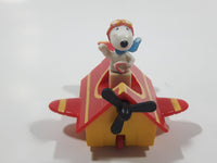 Vintage 1989 Peanuts Gang Pop Mobiles United Features Syndicate Snoopy Flying Ace Doghouse Plastic Toy McDonald's Happy Meals Not Working