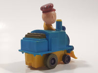 1989 Peanuts Charlie Brown Cartoon Character in Pullback Motorized Friction Toy Train Vehicle McDonald's Happy Meal Not Working