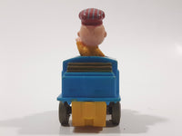 1989 Peanuts Charlie Brown Cartoon Character in Pullback Motorized Friction Toy Train Vehicle McDonald's Happy Meal Not Working