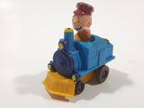 1989 Peanuts Charlie Brown Cartoon Character in Pullback Motorized Friction Toy Train Vehicle McDonald's Happy Meal Not Working