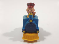 1989 Peanuts Charlie Brown Cartoon Character in Pullback Motorized Friction Toy Train Vehicle McDonald's Happy Meal Not Working