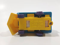 1989 Peanuts Charlie Brown Cartoon Character in Pullback Motorized Friction Toy Train Vehicle McDonald's Happy Meal Not Working Missing Rear Tires