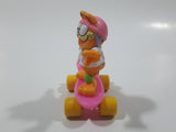 Vintage 1989 Garfield On a Pink Skateboard McDonald's Happy Meal Toy