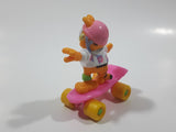 Vintage 1989 Garfield On a Pink Skateboard McDonald's Happy Meal Toy