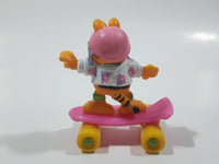 Vintage 1989 Garfield On a Pink Skateboard McDonald's Happy Meal Toy