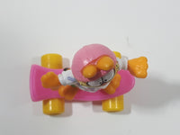 Vintage 1989 Garfield On a Pink Skateboard McDonald's Happy Meal Toy