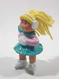 1992 McDonald's CPK Cabbage Patch Kids Character Figure Skating 3 1/4" Tall Plastic Toy Figure