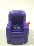 1999 Wendy's Fox Children's Network Bobby's World Purple Rotating Chair Plastic Toy 3" Tall