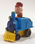 1989 Peanuts Charlie Brown Cartoon Character in Pullback Motorized Friction Toy Train Vehicle McDonald's Happy Meal Not Working