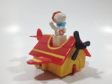 Vintage 1989 Peanuts Gang Pop Mobiles United Features Syndicate Snoopy Flying Ace Doghouse Plastic Toy McDonald's Happy Meals Not Working