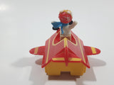 Vintage 1989 Peanuts Gang Pop Mobiles United Features Syndicate Snoopy Flying Ace Doghouse Plastic Toy McDonald's Happy Meals Not Working