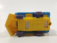 1989 Peanuts Charlie Brown Cartoon Character in Pullback Motorized Friction Toy Train Vehicle McDonald's Happy Meal Not Working Missing Rear Tires