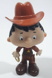 1995 Subway Fox Kids Bobby's World Bobby Cowboy Sheriff Character 3 1/2" Tall Toy Figure