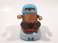 2010 McDonald's 2010 Vancouver Winter Olympic Games Quatchi Luge 2 1/2" Tall Plastic Toy