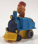 1989 Peanuts Charlie Brown Cartoon Character in Pullback Motorized Friction Toy Train Vehicle McDonald's Happy Meal Not Working