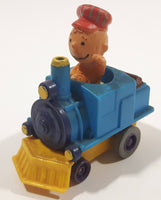 1989 Peanuts Charlie Brown Cartoon Character in Pullback Motorized Friction Toy Train Vehicle McDonald's Happy Meal Not Working