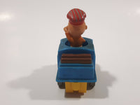1989 Peanuts Charlie Brown Cartoon Character in Pullback Motorized Friction Toy Train Vehicle McDonald's Happy Meal Not Working