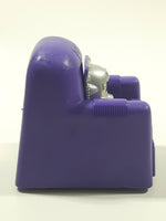 1999 Wendy's Fox Children's Network Bobby's World Purple Rotating Chair Plastic Toy 3" Tall