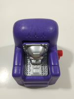 1999 Wendy's Fox Children's Network Bobby's World Purple Rotating Chair Plastic Toy 3" Tall