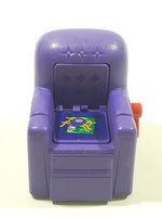 1999 Wendy's Fox Children's Network Bobby's World Purple Rotating Chair Plastic Toy 3" Tall